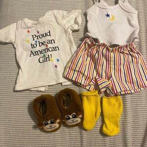 American Girl Pleasant Company Partial Pjs and extras